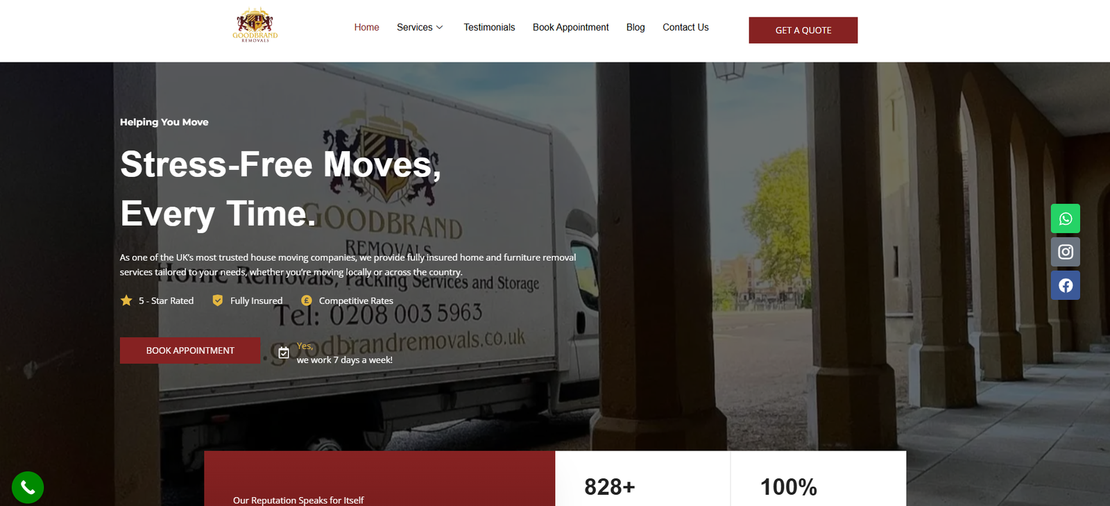 Goodbrand Removals SEO Case Study preview