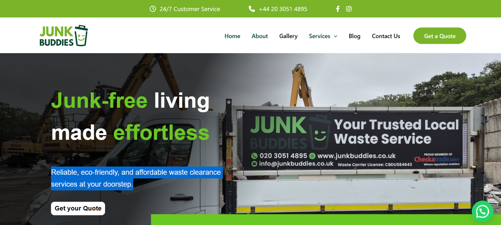 JunkBuddies - Local SEO Case Study (GMB Profile) case study